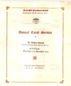 Carol service 1959